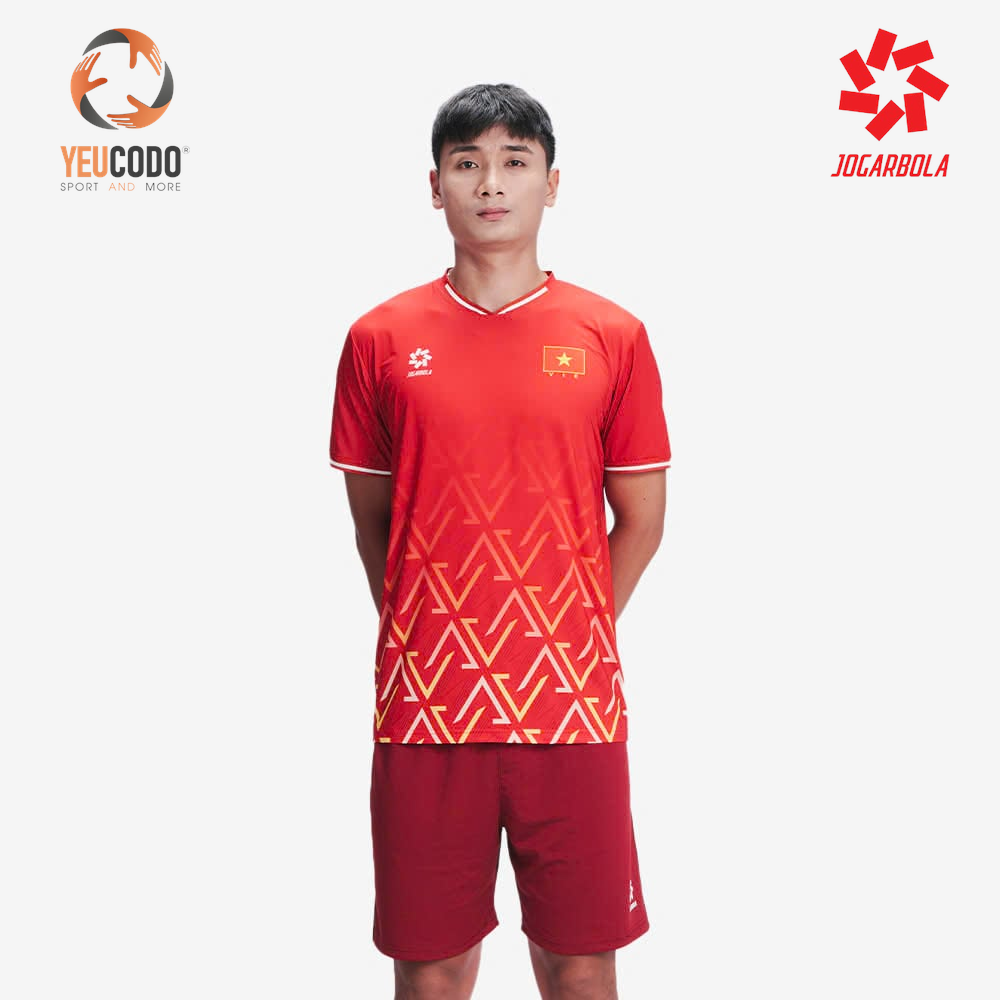 Bộ thi đấu bóng chuyền đội nam (bản Fan) (Red) - Chi tiết 1
