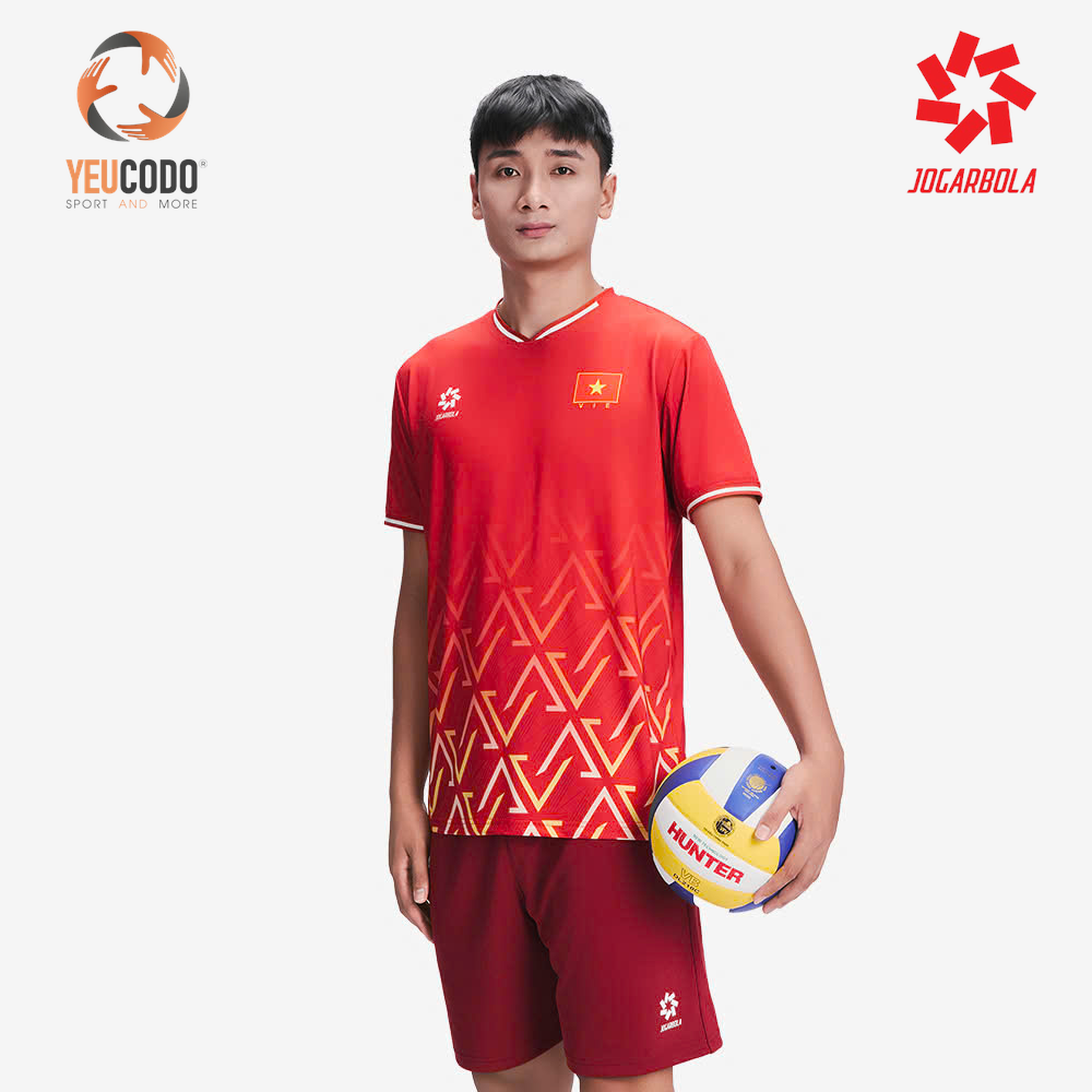 Bộ thi đấu bóng chuyền đội nam (bản Fan) (Red) - Chi tiết 2