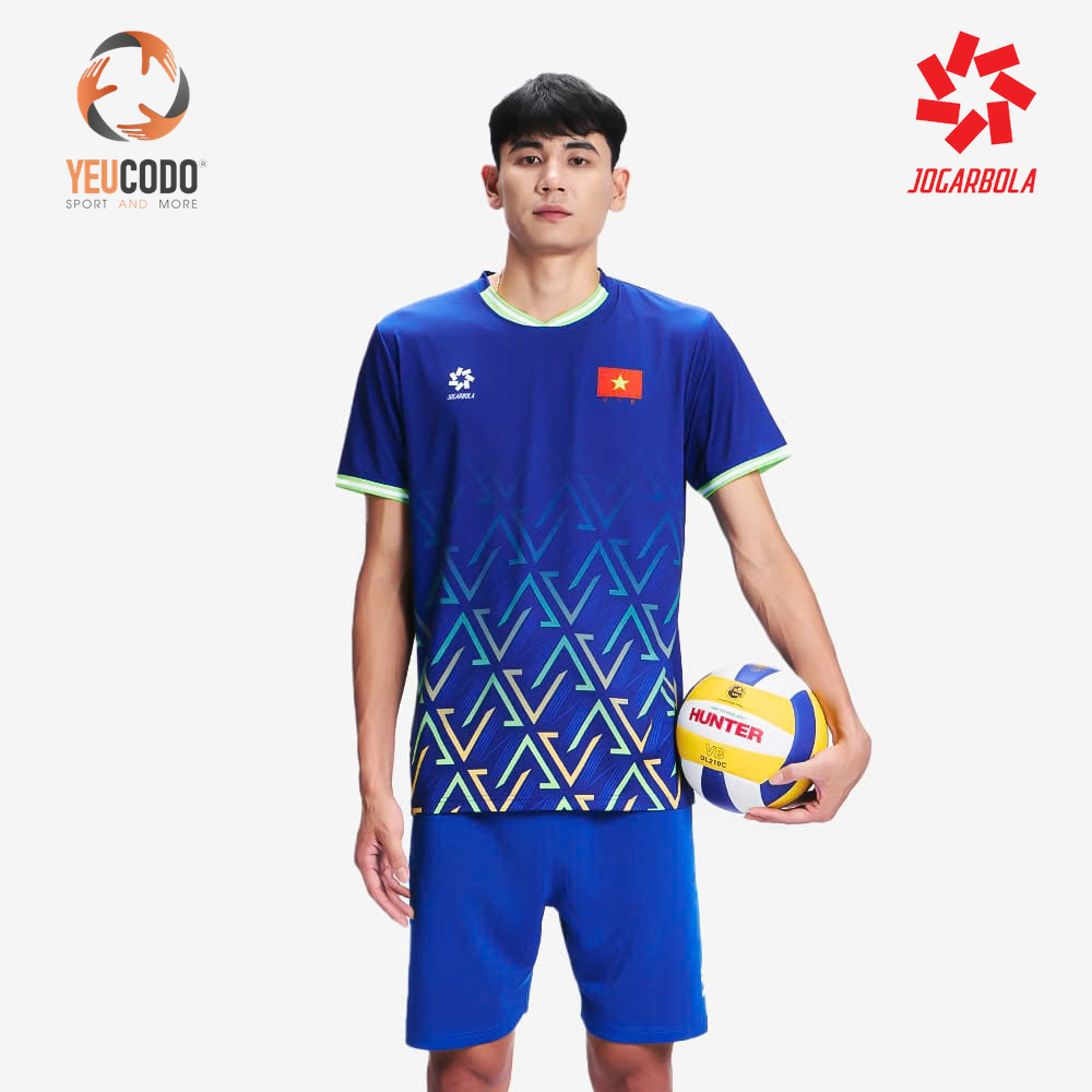 Bộ thi đấu bóng chuyền đội nam (bản Fan) (Navy) - Chi tiết 1