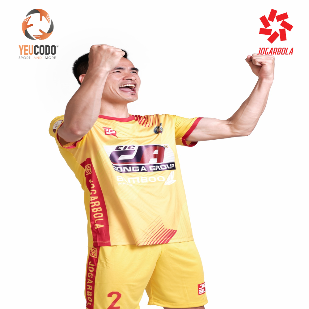 Áo đấu CLB Đông Á Thanh Hóa V-League 2022 (Vàng) - Góc chụp chi tiết 1