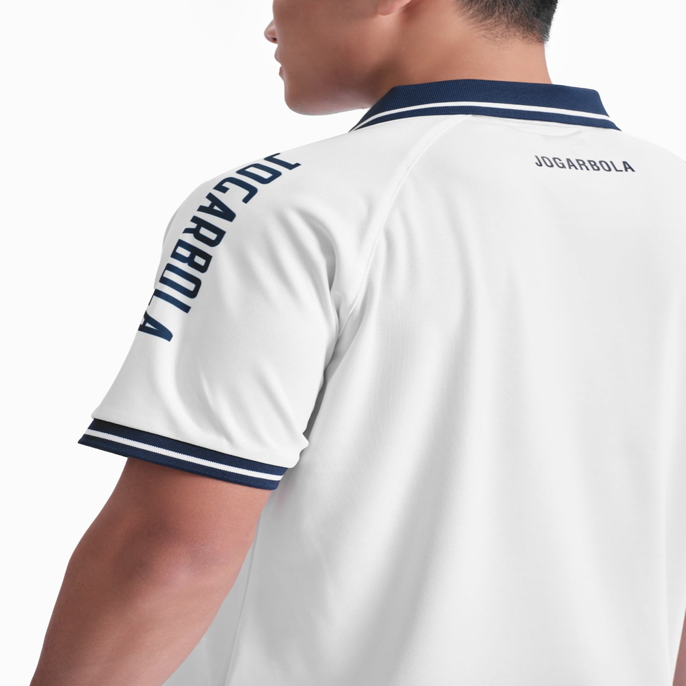 Áo polo di chuyển CLB Hà Nội V-League 2022 (Xanh navy) - Góc chụp chi tiết 3