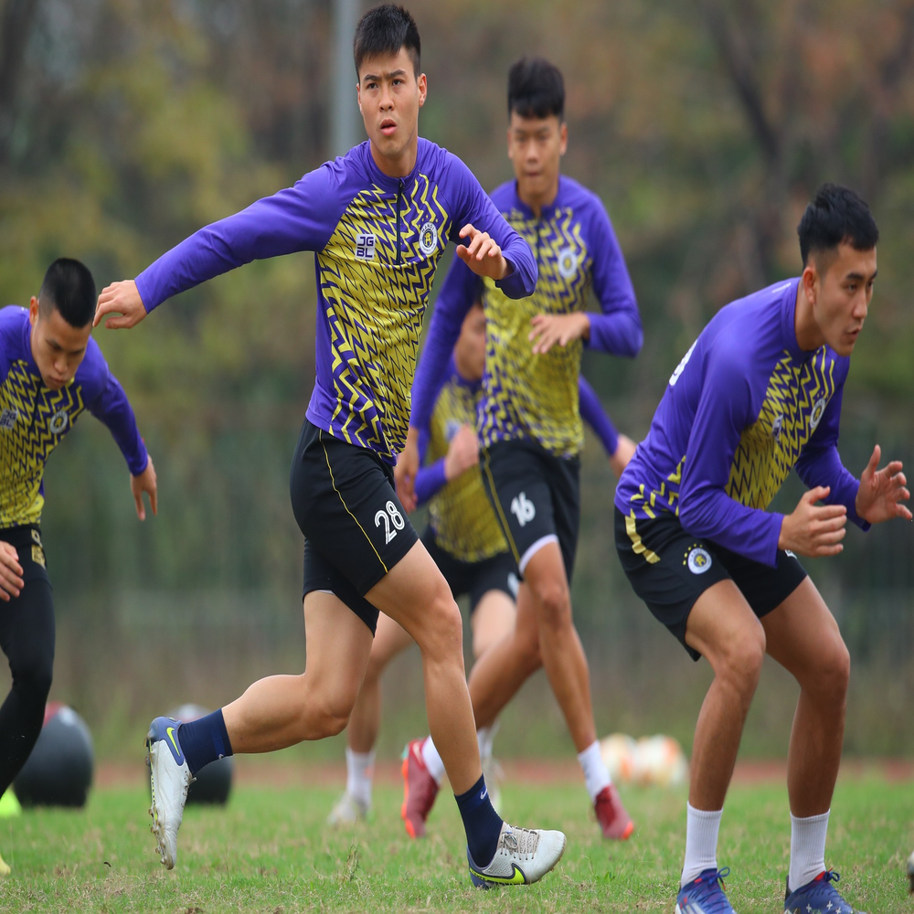 Áo tập luyện CLB Hà Nội V-League 2023 (Tím) - Góc chụp chi tiết 3