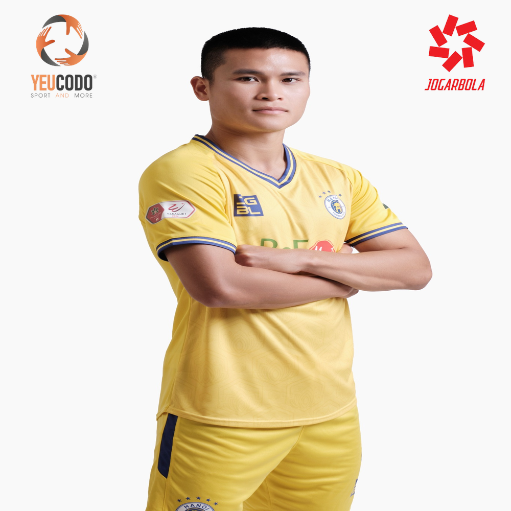 Áo thi đấu CLB Hà Nội V-League 2022 (Vàng) - Góc chụp chi tiết 2