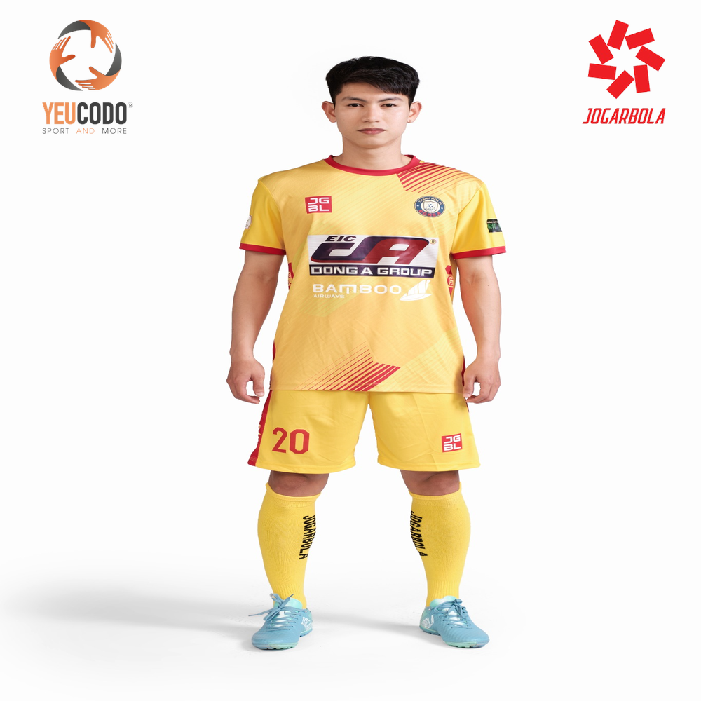Bộ đấu CLB Đông Á Thanh Hóa V-League 2022 (Vàng) - Góc chụp chi tiết 3