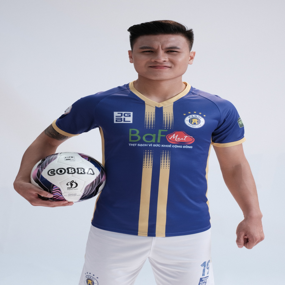 Bộ đấu CLB Hà Nội V-League 2022 (Tím) - Góc chụp chi tiết 2