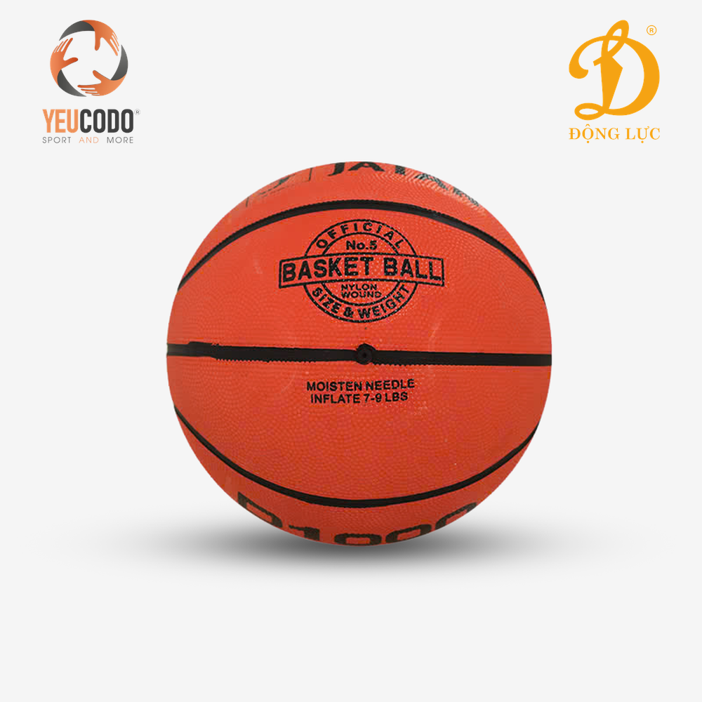 Bóng rổ cao su Động Lực D1000 (Size 5) - Chi tiết 1