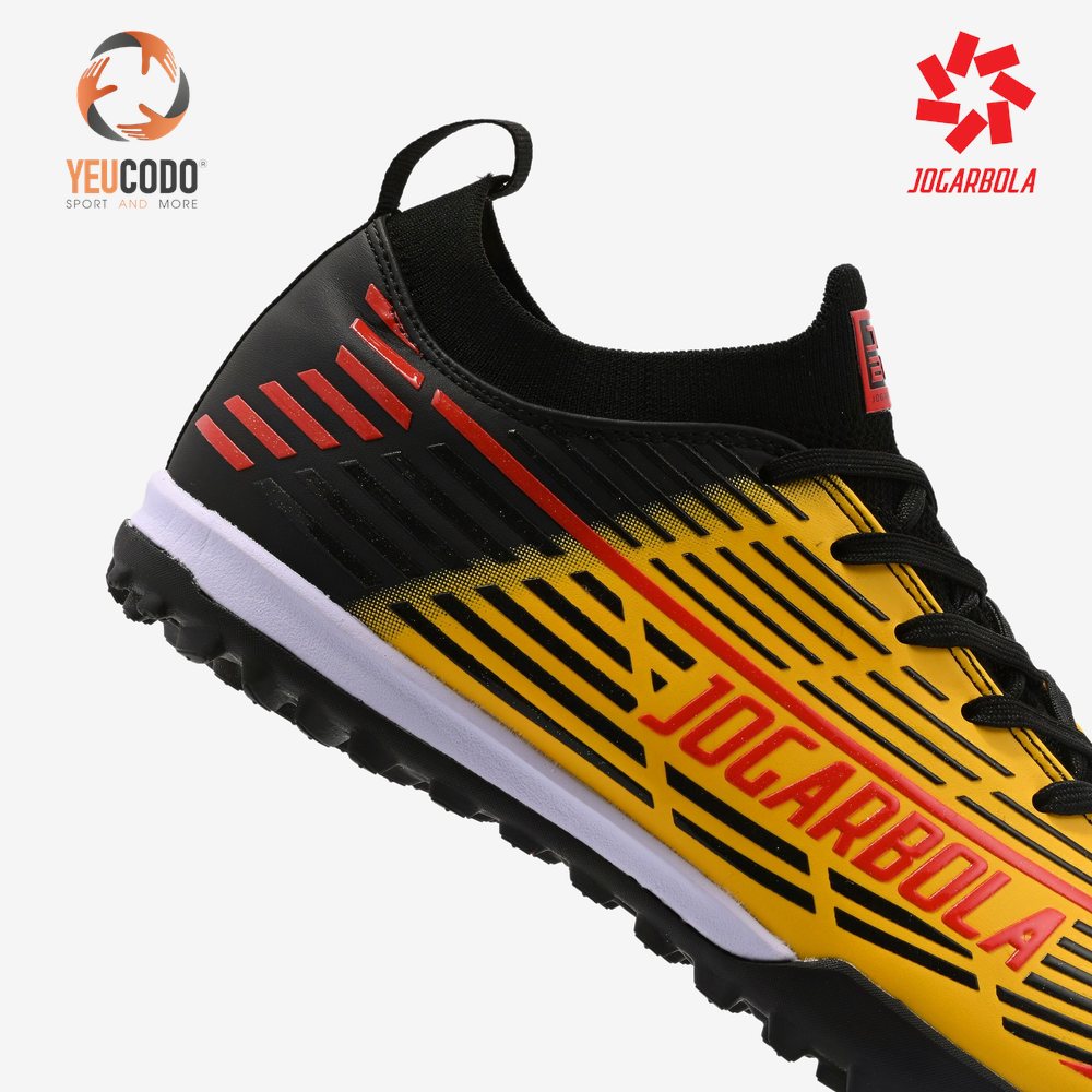 Giày bóng đá Jogarbola Kumo Fit (Black/Yellow) - Góc chụp chi tiết 1