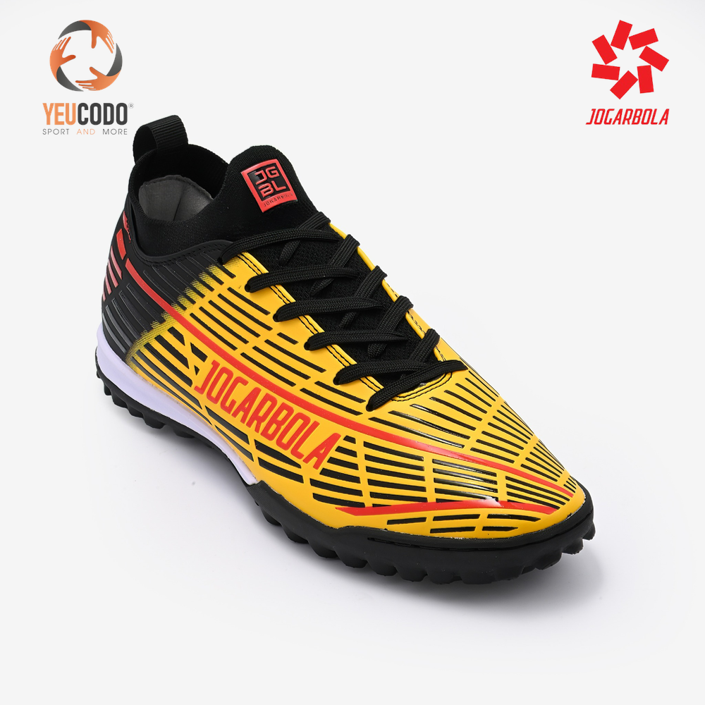 Giày bóng đá Jogarbola Kumo Fit (Black/Yellow) - Góc chụp chi tiết 3