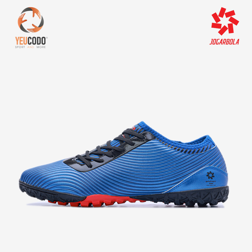 Giày đá bóng sân cỏ nhân tạo Jogarbola Racer JG-2223 (Xanh navy) - Góc chụp chi tiết 1