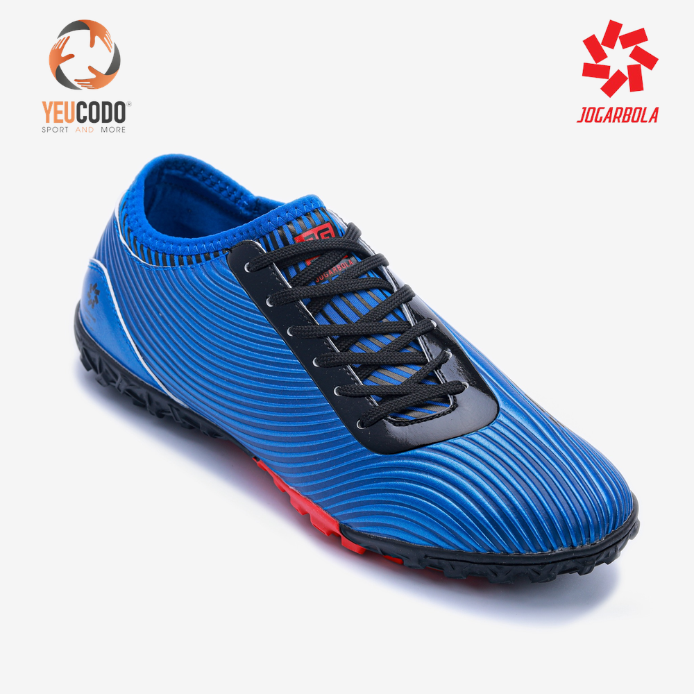 Giày đá bóng sân cỏ nhân tạo Jogarbola Racer JG-2223 (Xanh navy) - Góc chụp chi tiết 3