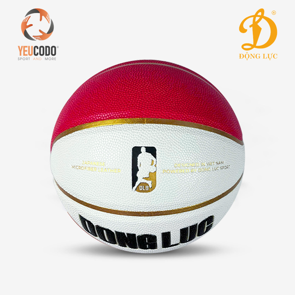 Quả bóng rổ da PU Động Lực D6000 (Size 6) - Chi tiết 2